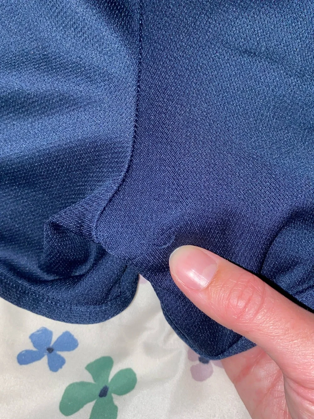 [FWP] Champion navy blue athletic shorts with white sides